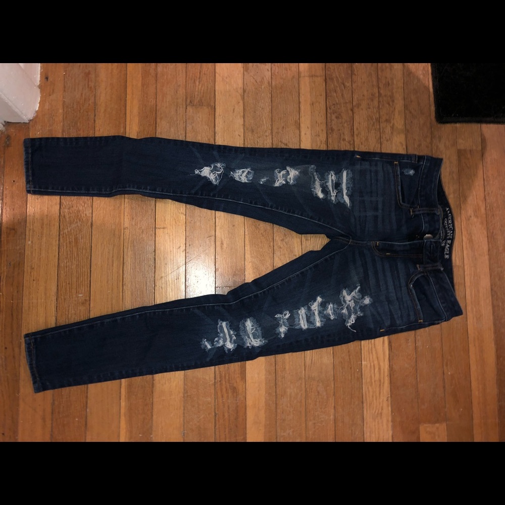Ripped Skinny Jeans SHORT AE